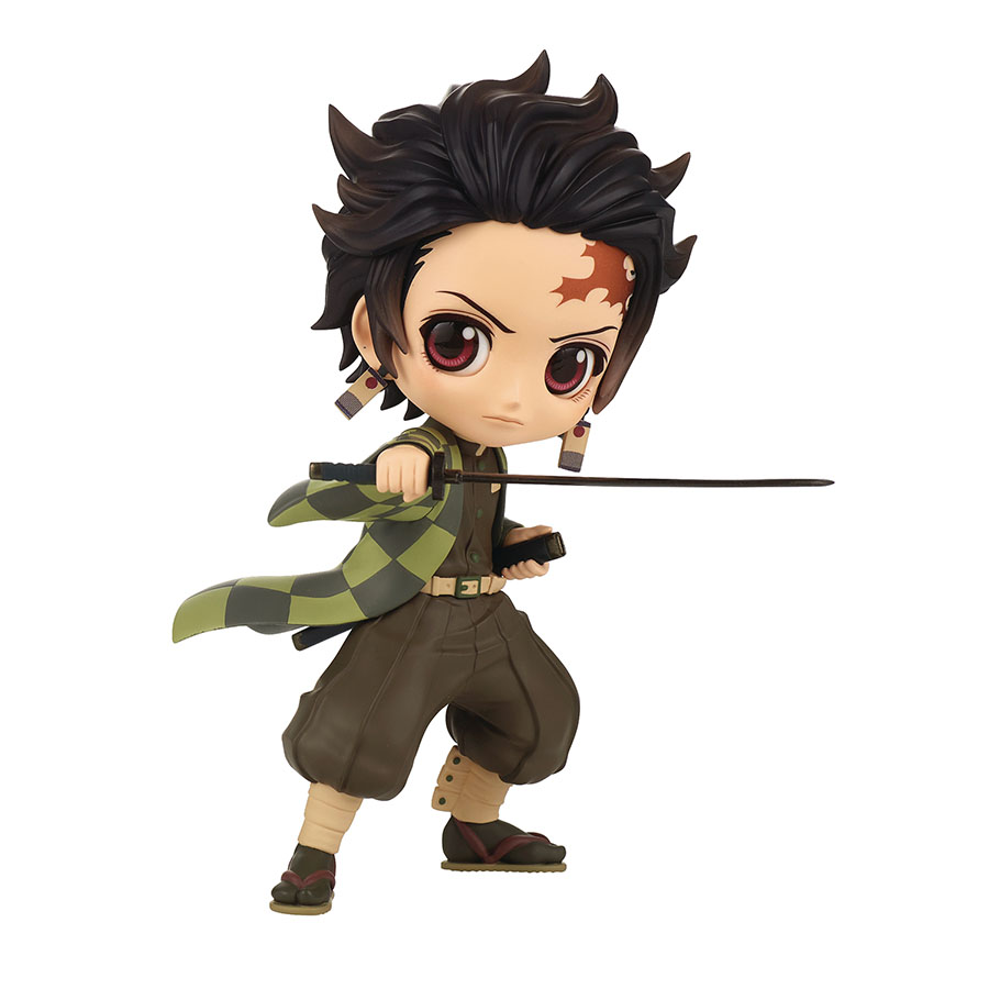 Demon Slayer Kimetsu No Yaiba Q-Posket Figure - Tanjiro Kamado III Version B