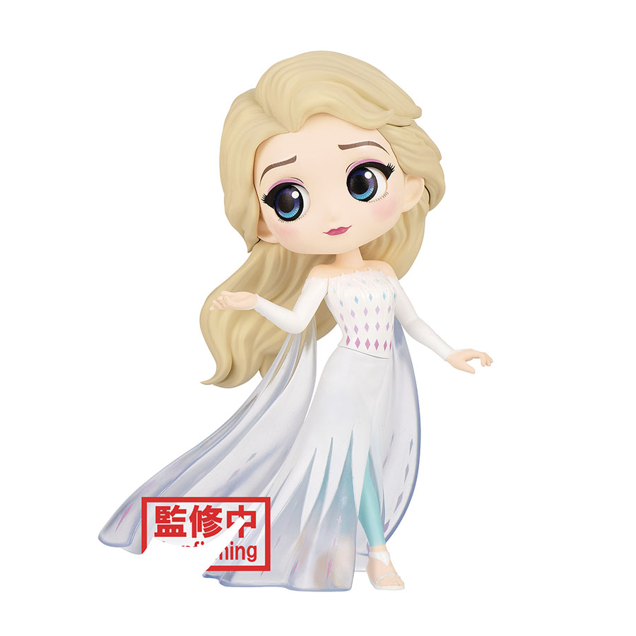 Disney Characters Q-Posket Figure - Elsa (Frozen 2) Version B