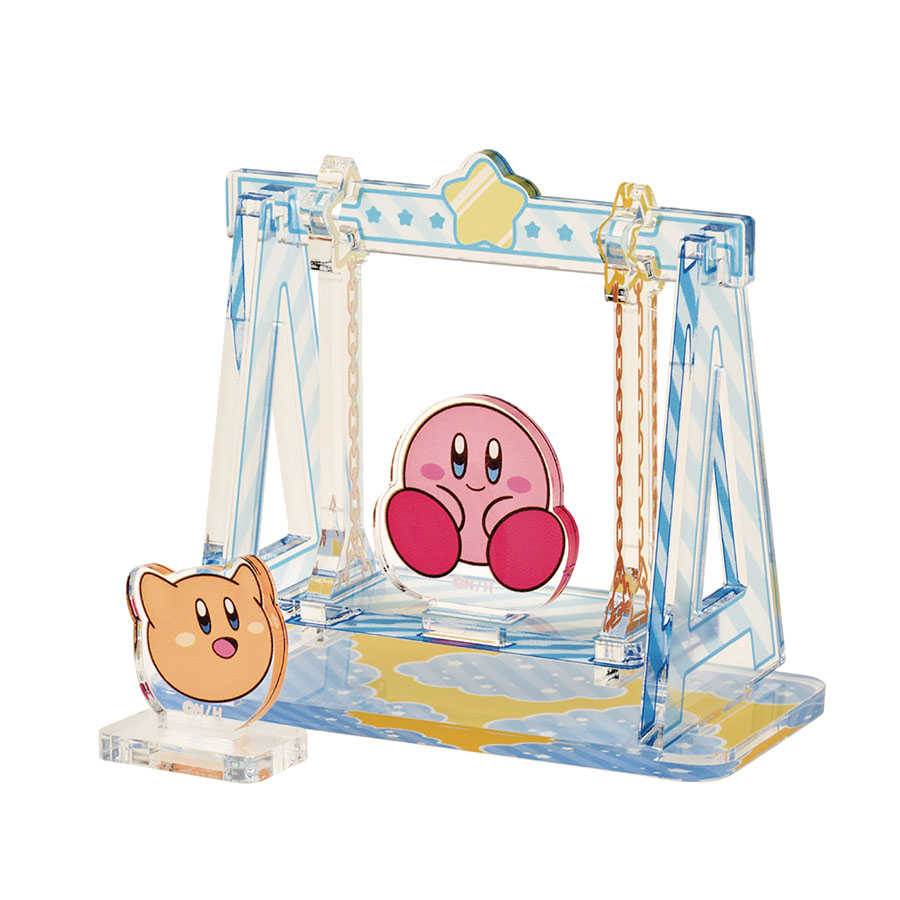 Kirby Moving Acrylic Diorama Stand - Swing