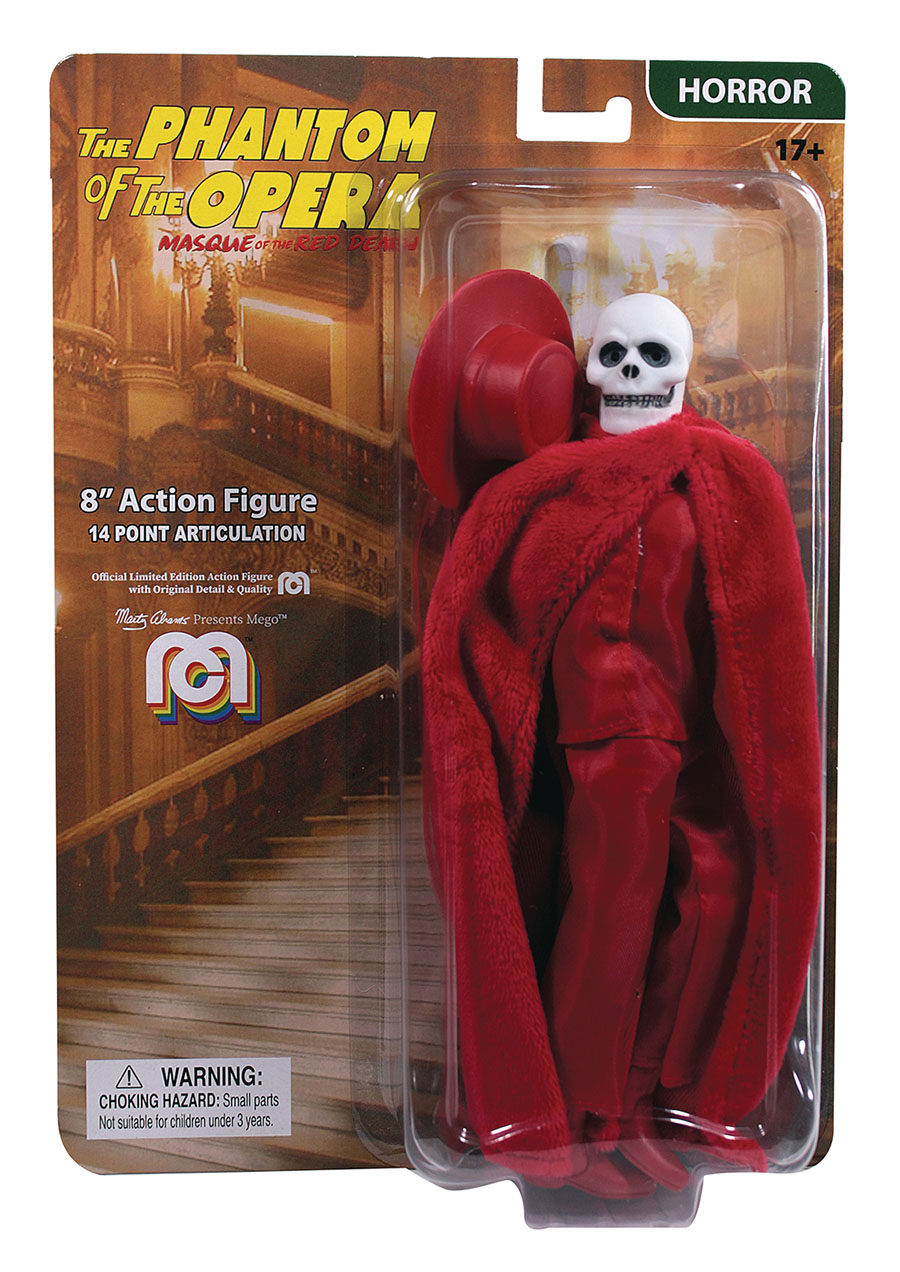 Mego Horror Phantom Of The Opera Red Death 8-Inch Action Figure