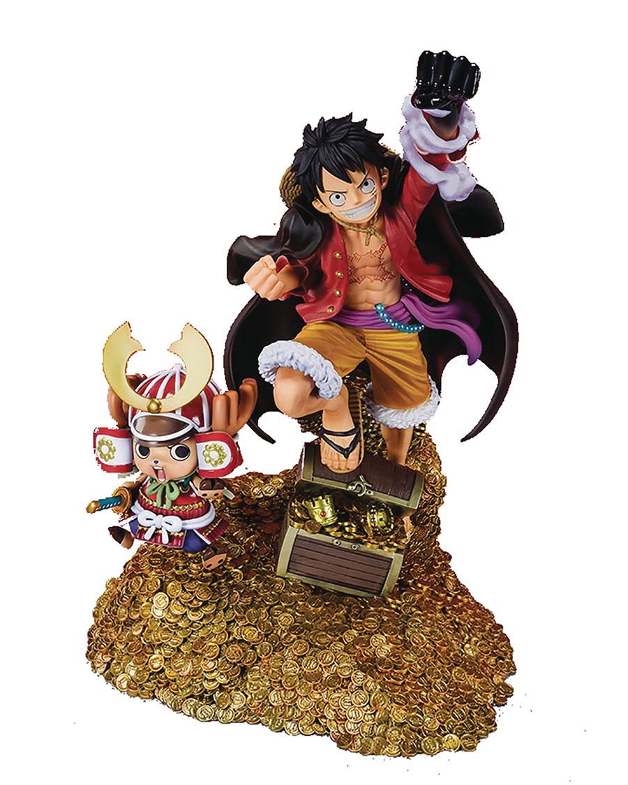 One Piece Figuarts ZERO - Monkey D. Luffy WT100 Commemorative Eiichiro Oda Illustration Daikaizoku Hyakkei Figure
