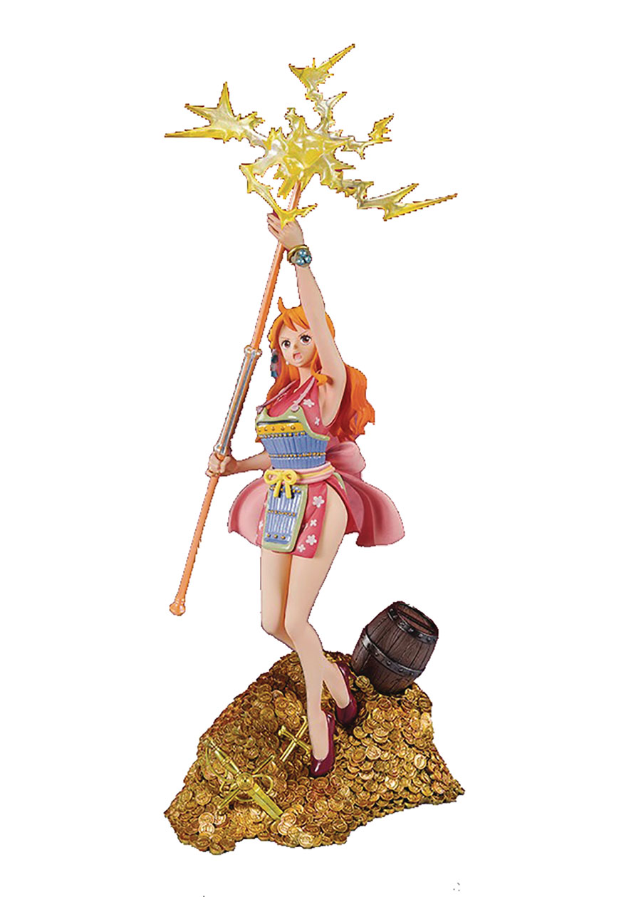 One Piece Figuarts ZERO - Nami WT100 Commemorative Eiichiro Oda Illustration Daikaizoku Hyakkei Figure
