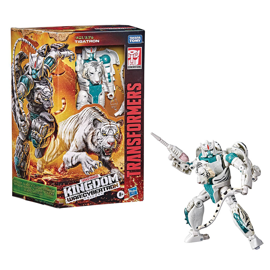 Transformers Generations War For Cybertron Kingdom Voyager Tigatron Action Figure Case