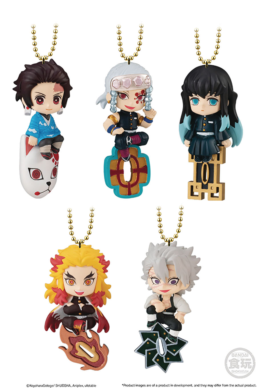 Demon Slayer Kimetsu No Yaiba Twinkle Dolly Vol 3 - Box Of 8 Charm Figures