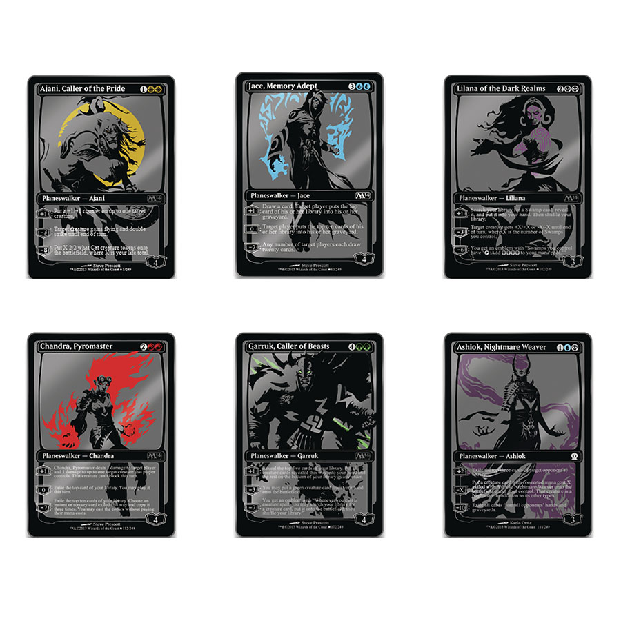 Magic The Gathering Planeswalkers Limited Edition 6-Piece Previews Exclusive Gift Set