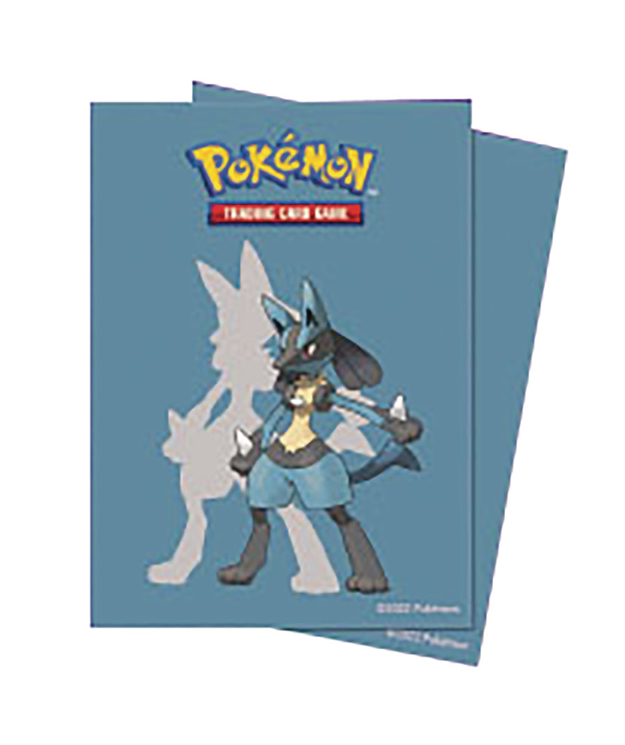 Pokemon Lucario Deck Protector Sleeves (65-Count)