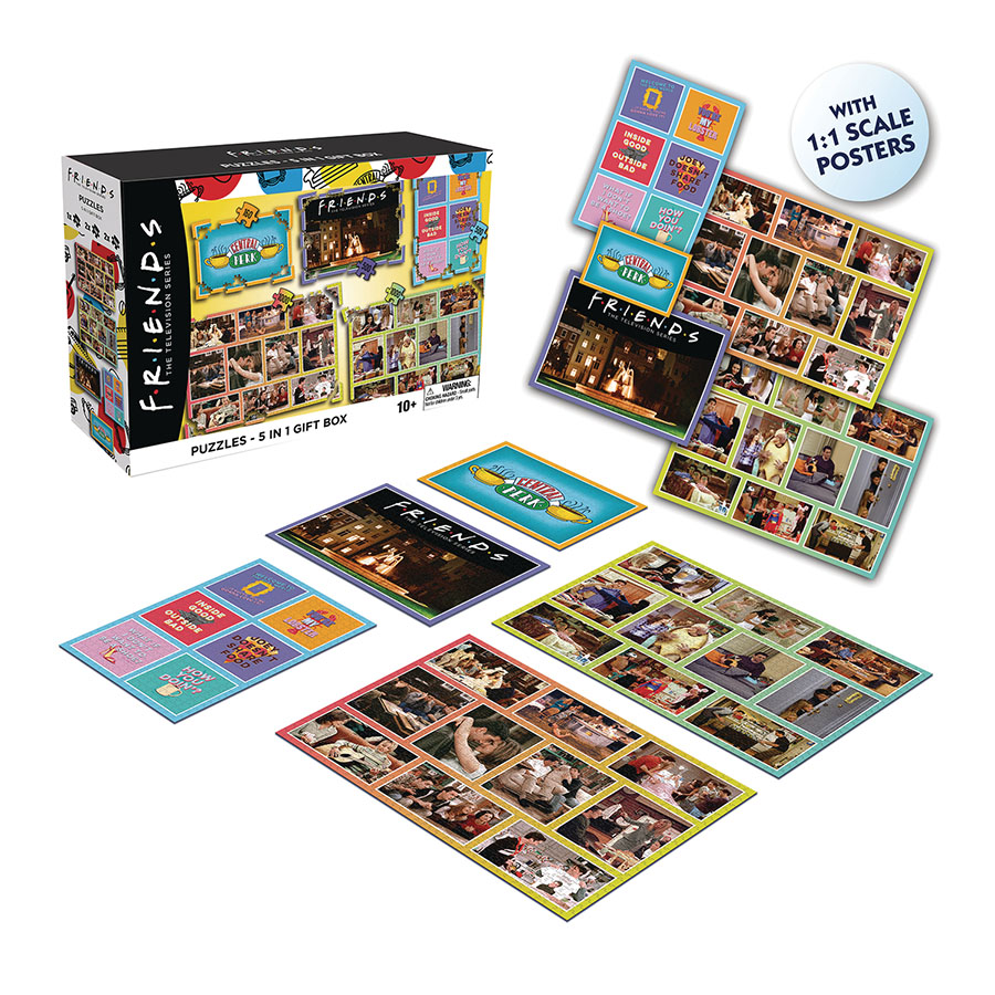 Friends 5-In-1 Puzzle Set