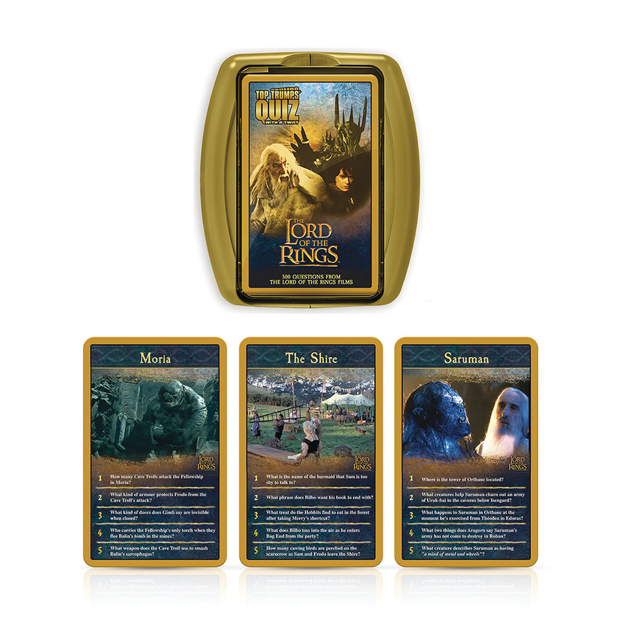 Top Trumps Quiz - Lord Of The Rings Edition