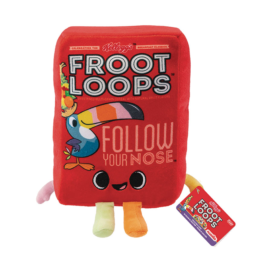 Kelloggs Froot Loops Cereal Box Funko Plush
