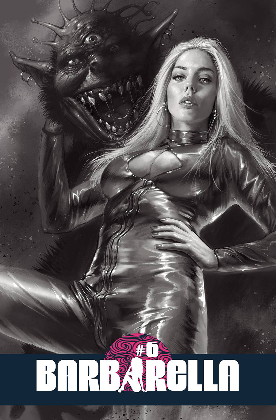 Barbarella Vol 2 #7 Cover F Incentive Butch Guice Black & White Cover