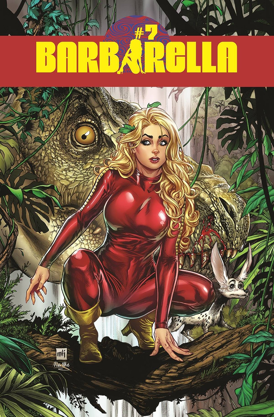 Barbarella Vol 2 #7 Cover G Incentive Mike Krome Variant Cover