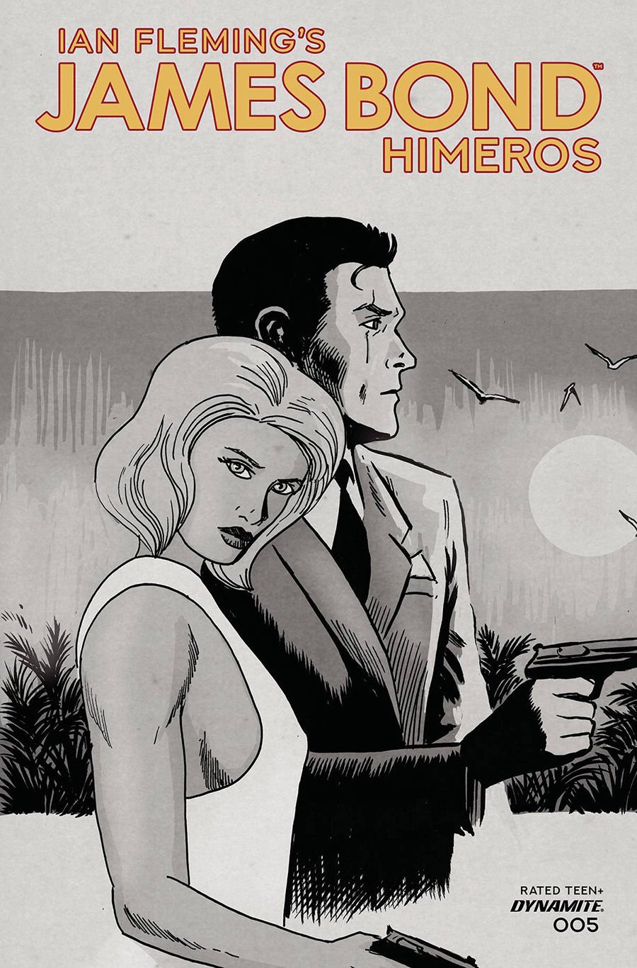 James Bond Himeros #5 Cover C Incentive Francesco Francavilla Black & White Cover