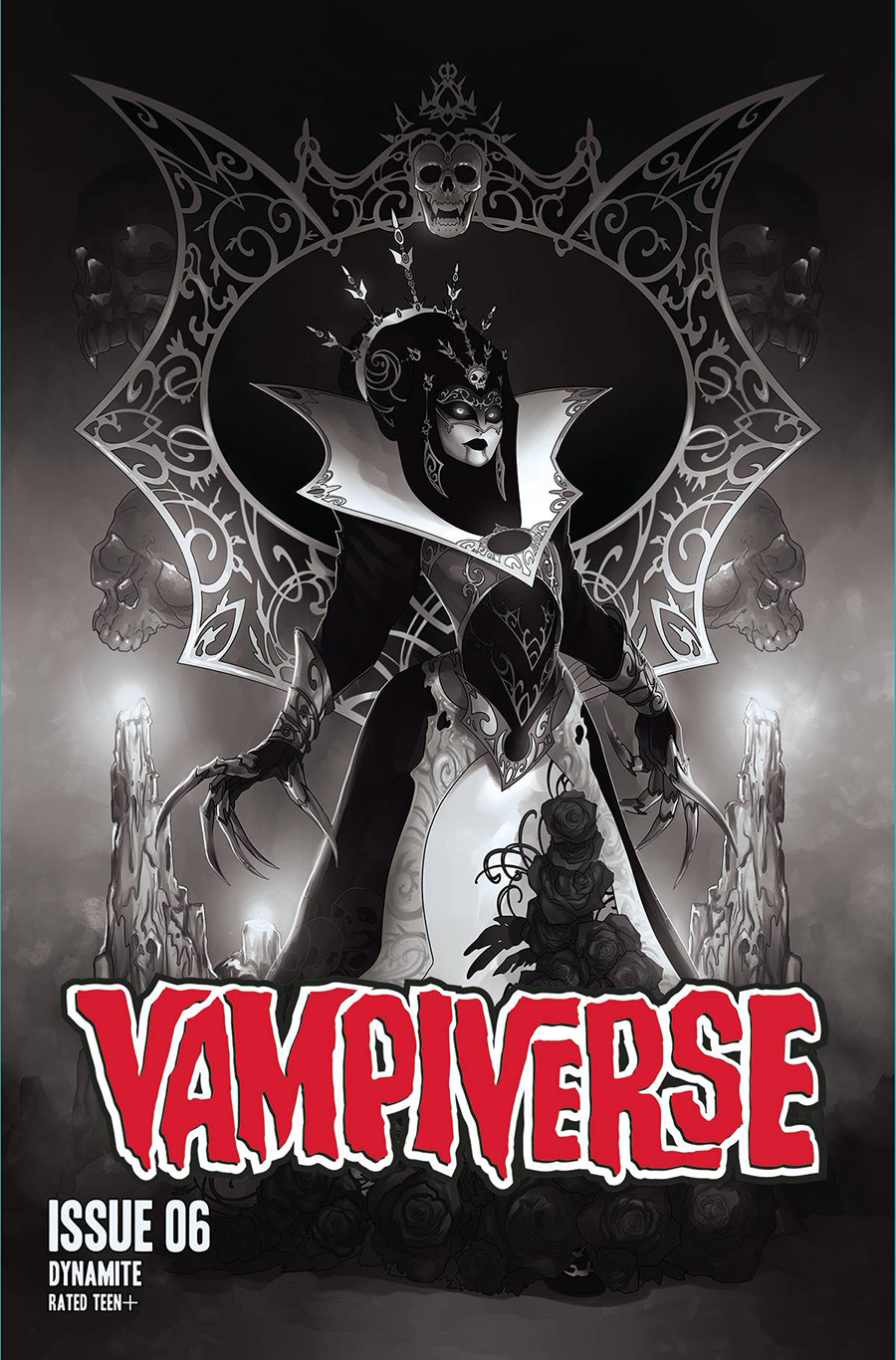 Vampiverse #6 Cover H Incentive Meghan Hetrick Black & White Cover