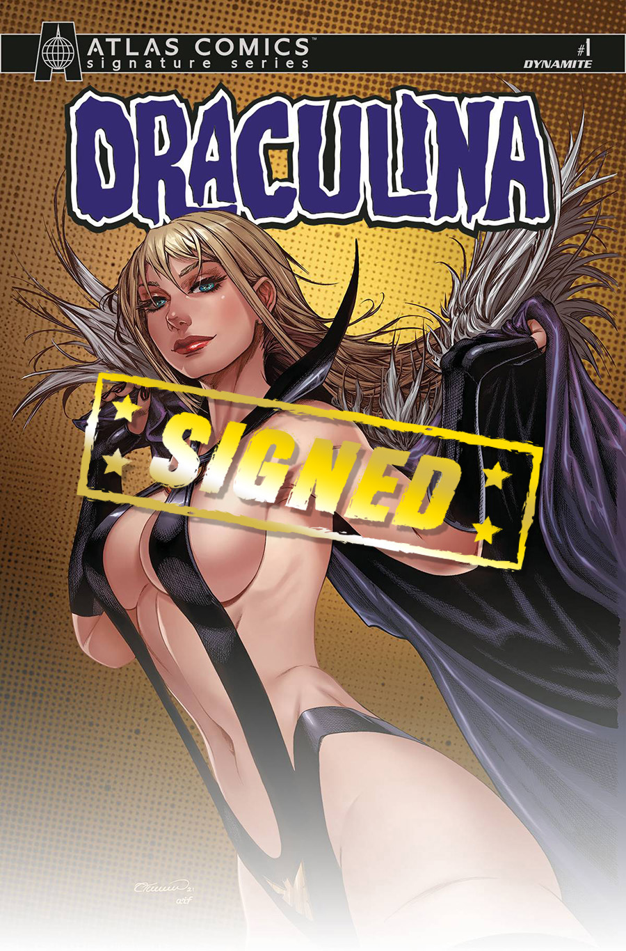 Draculina #1 Cover L Atlas Comics Signature Series Signed By Christopher Priest