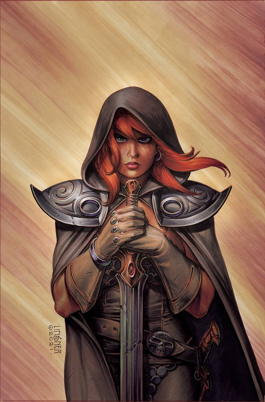 Red Sonja Vol 9 #6 Cover K Limited Edition Joseph Michael Linsner Virgin Cover