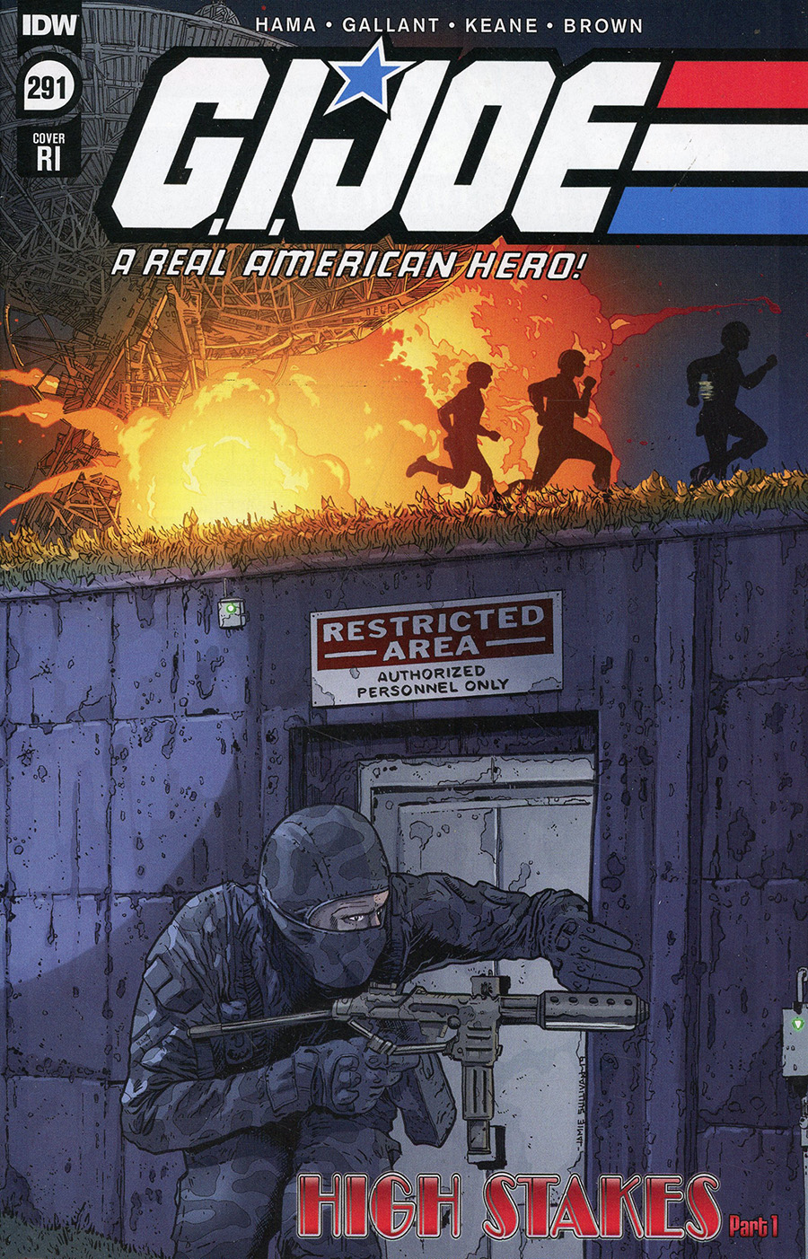 GI Joe A Real American Hero #291 Cover C Incentive Jamie Sullivan Variant Cover