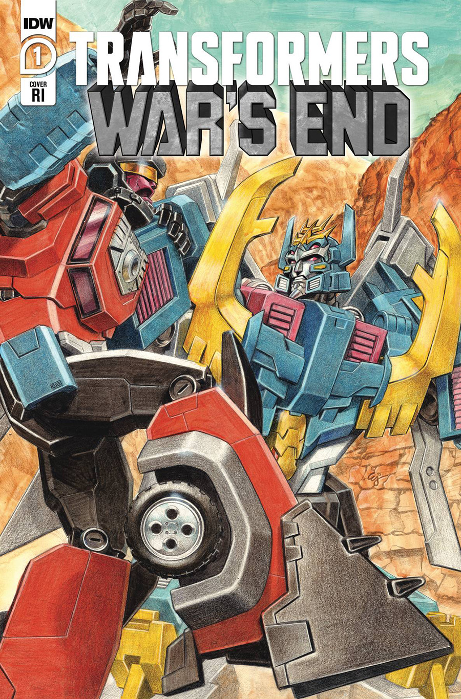 Transformers Wars End #1 Cover C Incentive EJ Su Variant Cover
