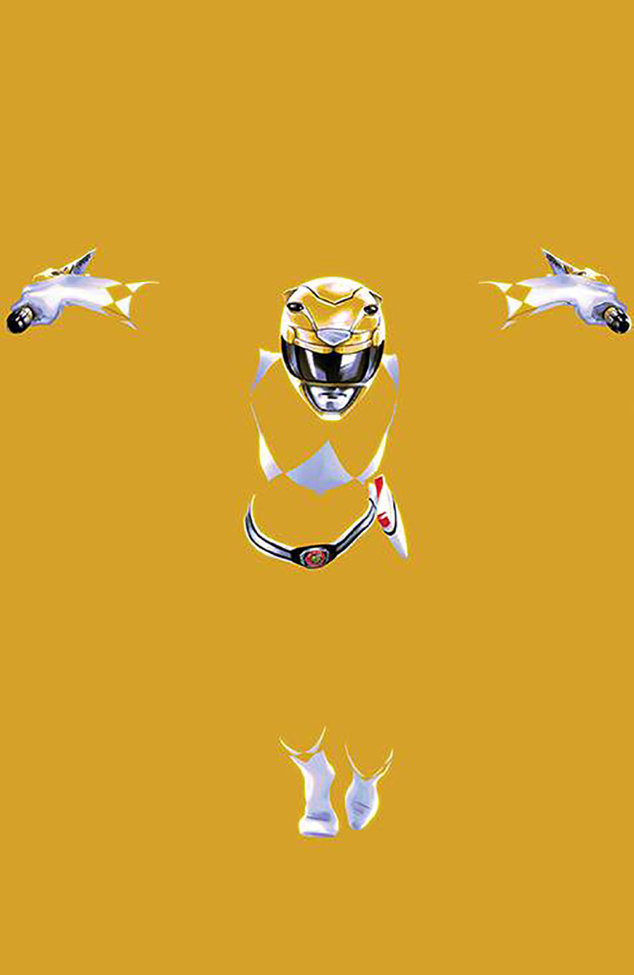 Power Rangers Universe #3 Cover D Incentive Goni Montes Negative Space Virgin Variant Cover