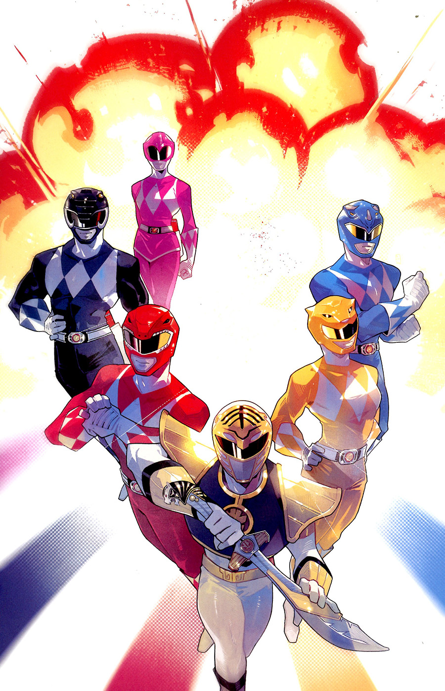 Mighty Morphin #16 Cover G Incentive Jo Migyeong Reveal Virgin Cover (The Eltarian War Part 7)