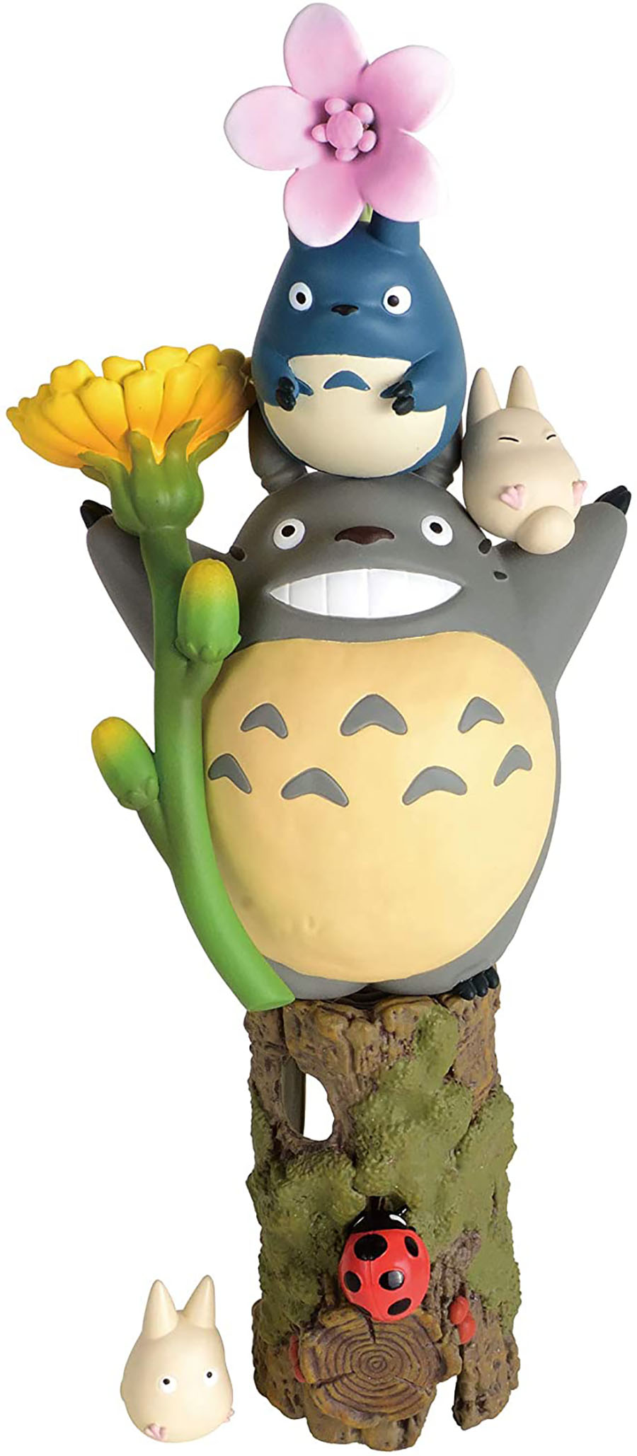 Ensky Stacking Figure - NOS-81 My Neighbor Totoro Flowers Nosechara - Box Of 4 - Figure Assortment