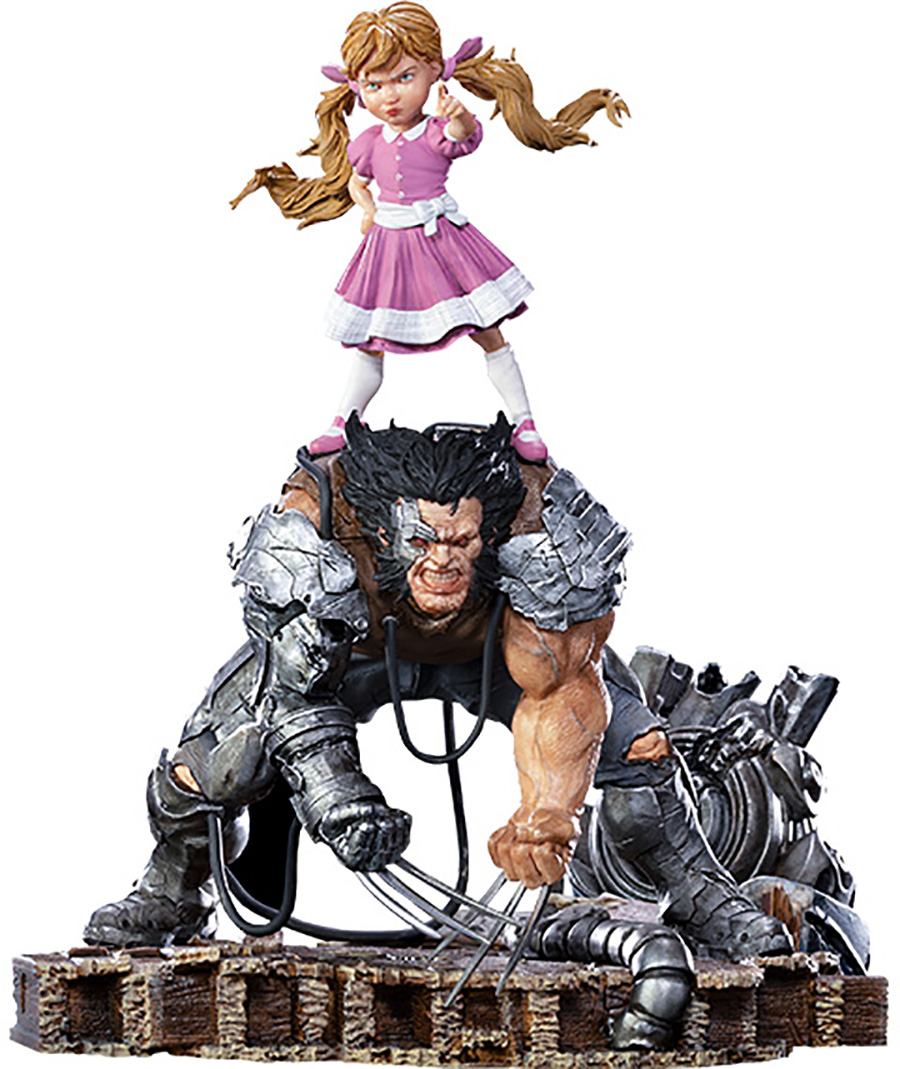 Marvel X-Men Wolverine Albert And Elsie-Dee 1/10 Scale Statue