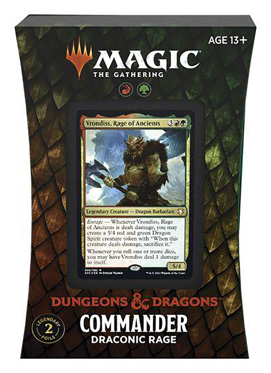 Magic The Gathering Adventures In The Forgotten Realms Commander Deck (Filled Randomly)