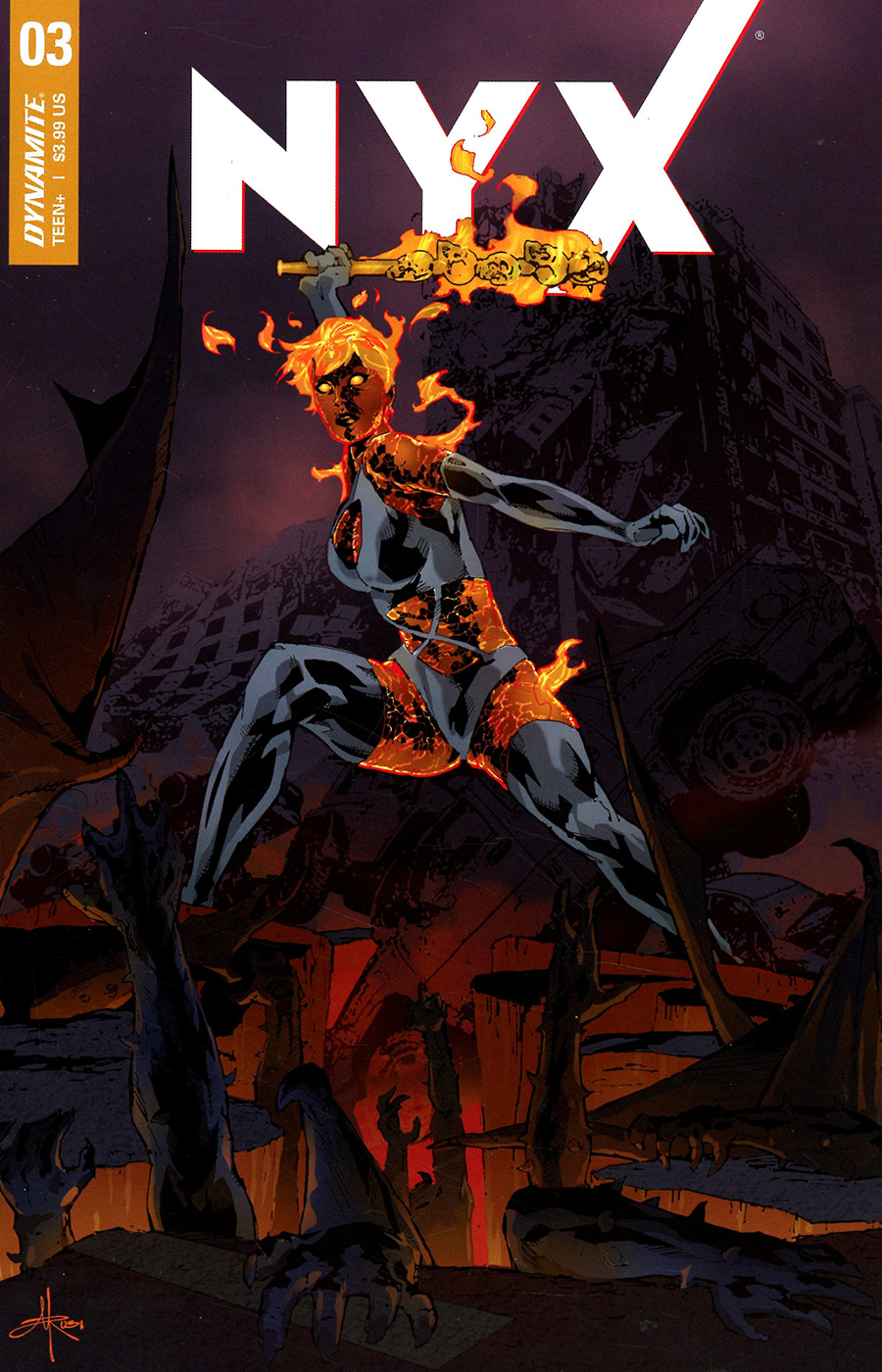 Nyx (Dynamite Entertainment) #3 Cover L Variant Mel Rubi Cover