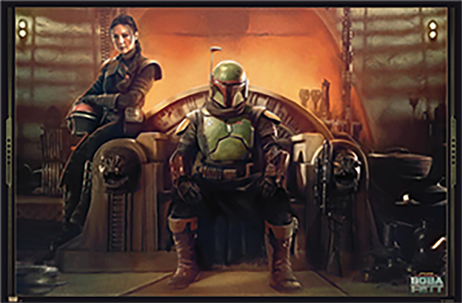 Star Wars Book Of Boba Fett Boba & Fennec Shand Poster