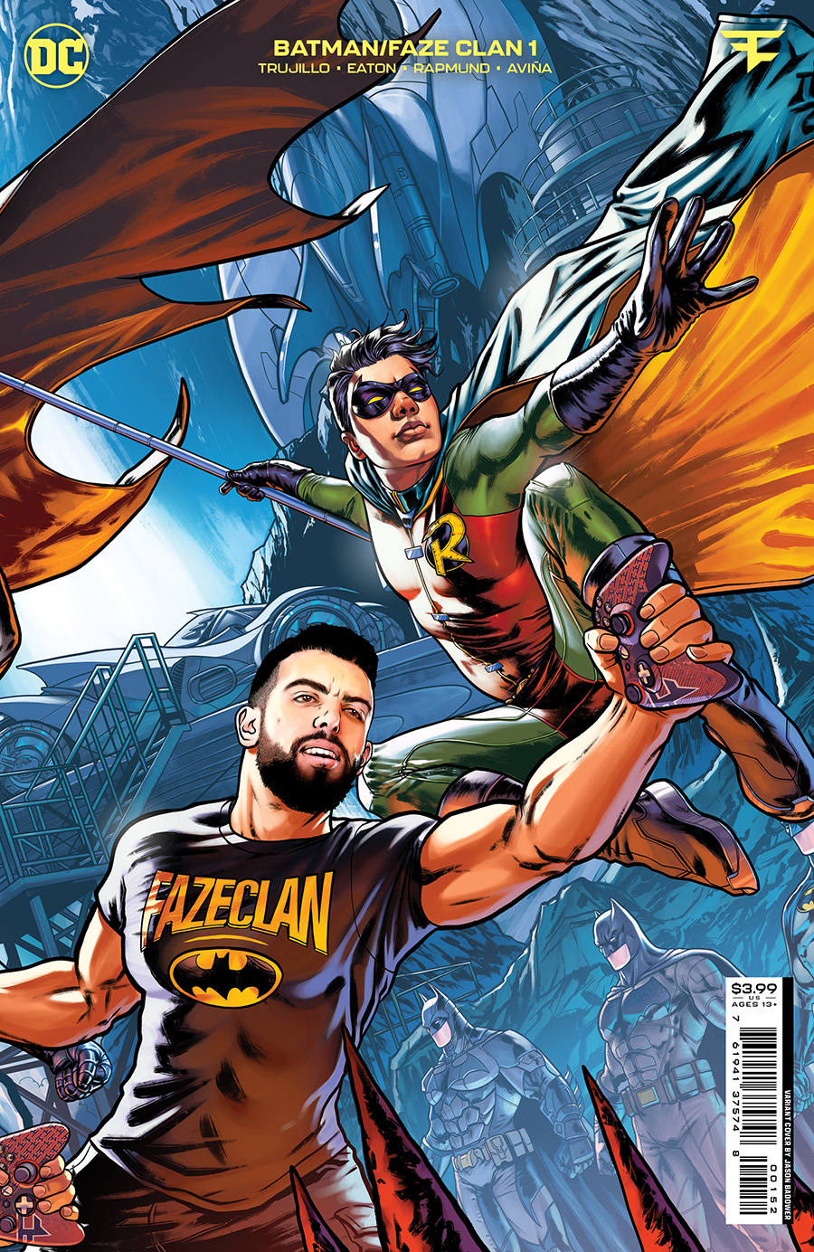 Batman Faze Clan #1 (One Shot) Cover E Variant Jason Badower Connecting 4 Robin Cover