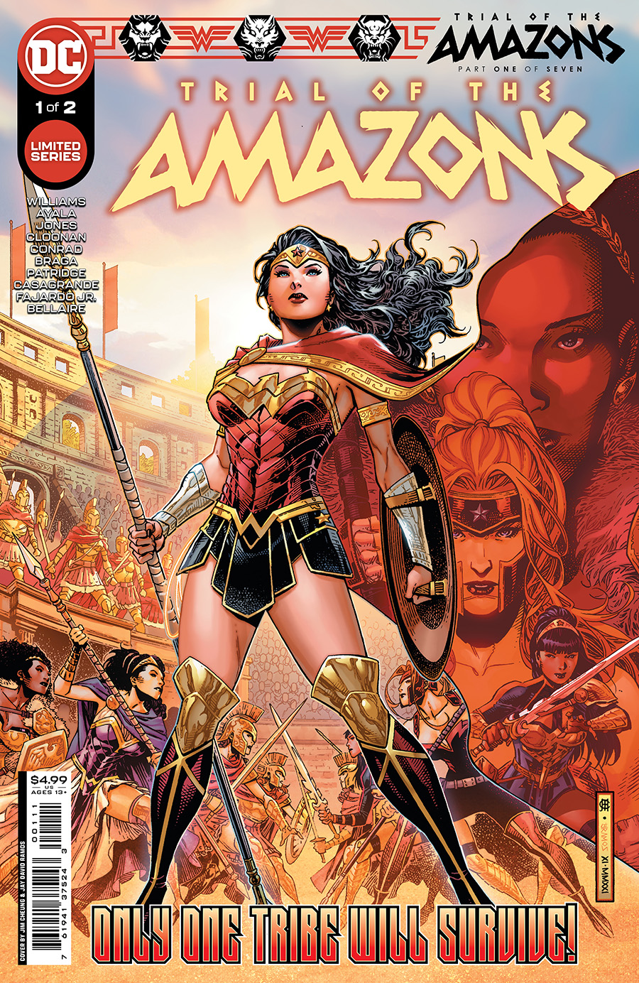 Trial Of The Amazons #1 Cover A Regular Jim Cheung Cover (Trial Of The Amazons Part 1)