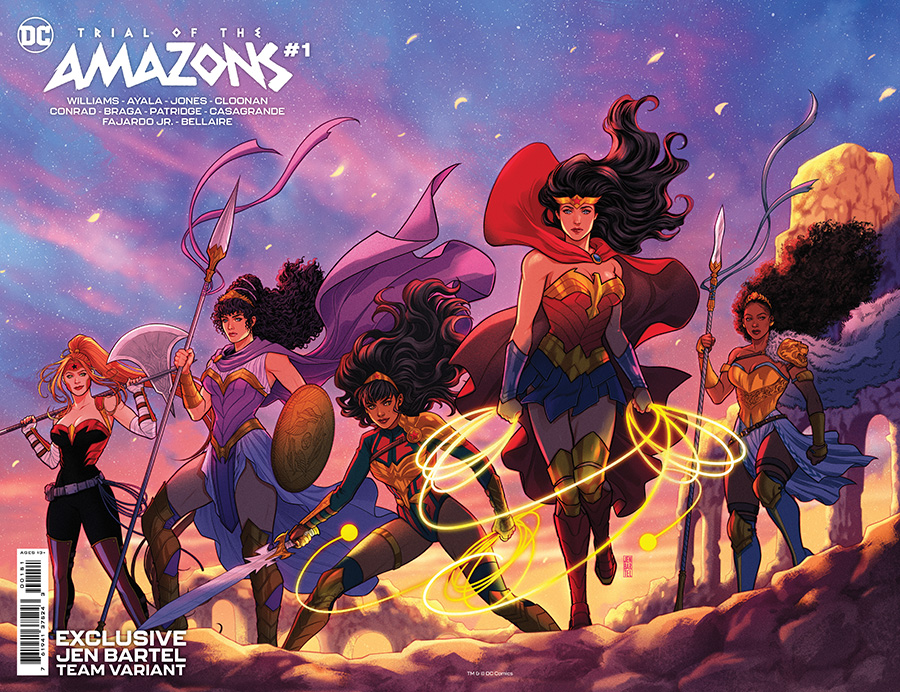 Trial Of The Amazons #1 Cover C Variant Jen Bartel Team Card Stock Cover (Trial Of The Amazons Part 1)