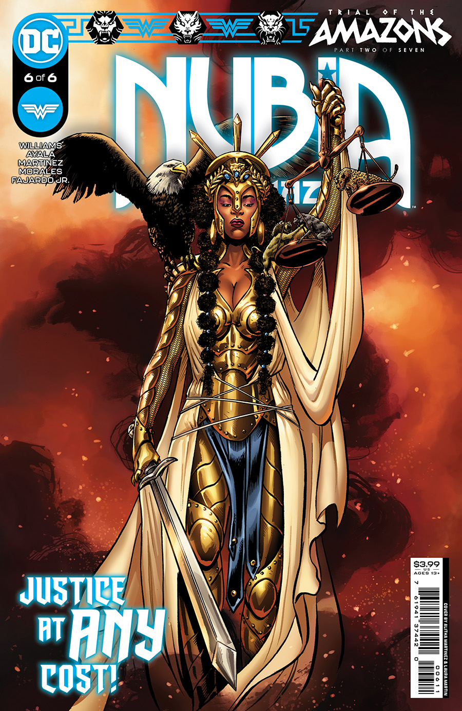 Nubia And The Amazons #6 Cover A Regular Alitha Martinez Cover (Trial Of The Amazons Part 2)