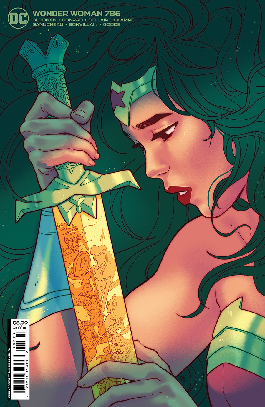 Wonder Woman Vol 5 #785 Cover B Variant Paulina Ganucheau Card Stock Cover (Trial Of The Amazons Part 3)