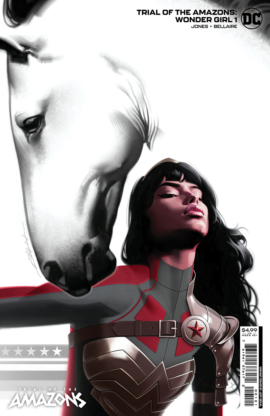 Trial Of The Amazons Wonder Girl #1 Cover B Variant Jeff Dekal Card Stock Cover (Trial Of The Amazons Part 4)