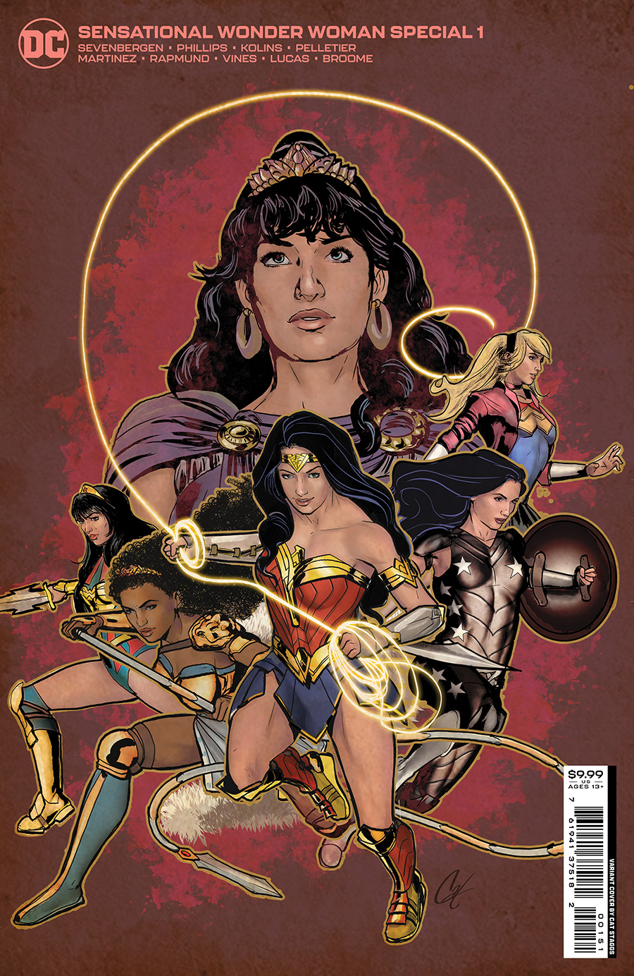 Sensational Wonder Woman Special #1 (One Shot) Cover E Incentive Cat Staggs Variant Cover