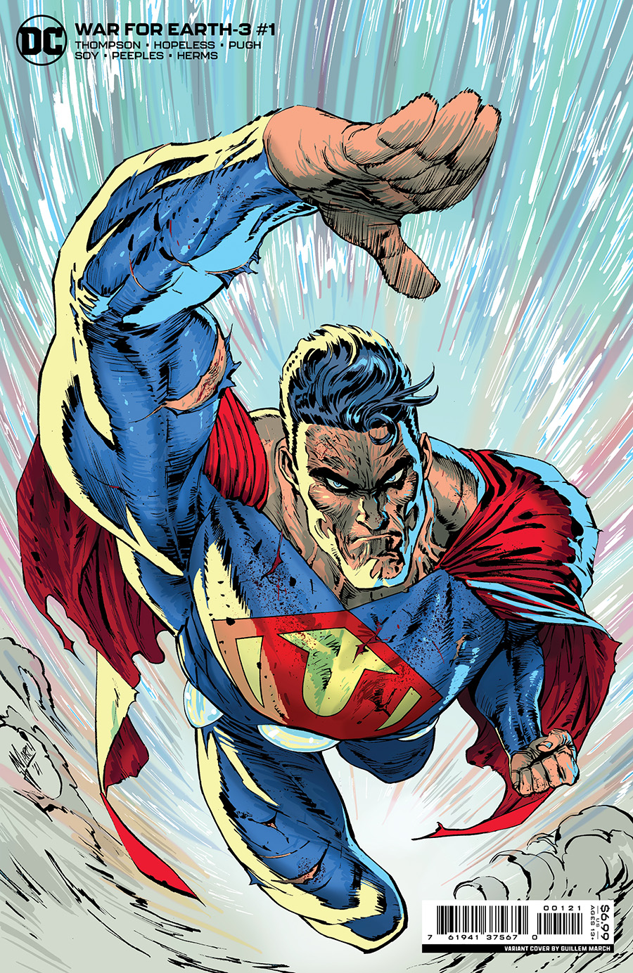 War For Earth-3 #1 Cover B Variant Guillem March Card Stock Cover (War For Earth-3 Part 1)