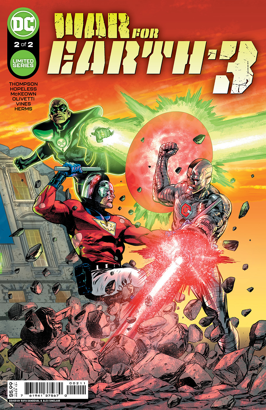 War For Earth-3 #2 Cover A Regular Rafa Sandoval Cover (War For Earth-3 Part 5)