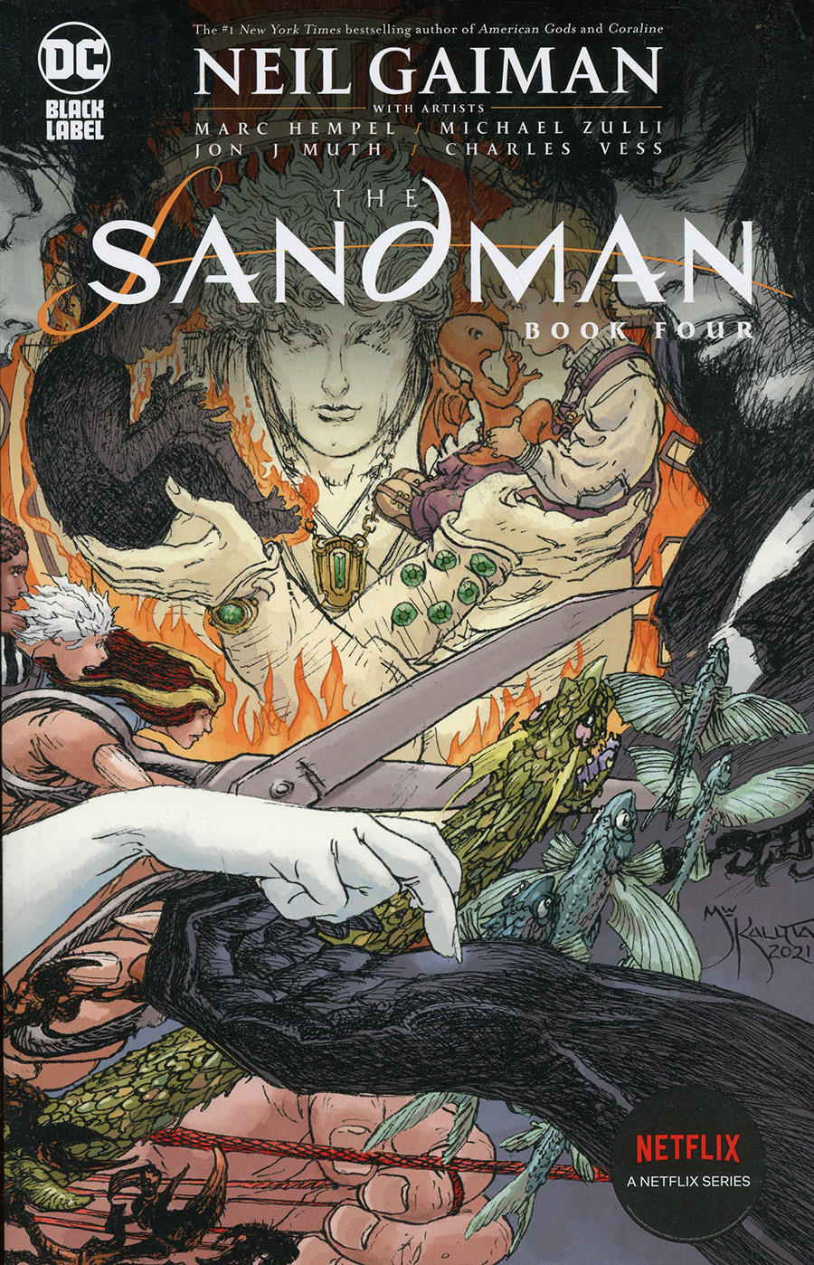 Sandman Book 4 TP Direct Market Michael William Kaluta Variant Cover