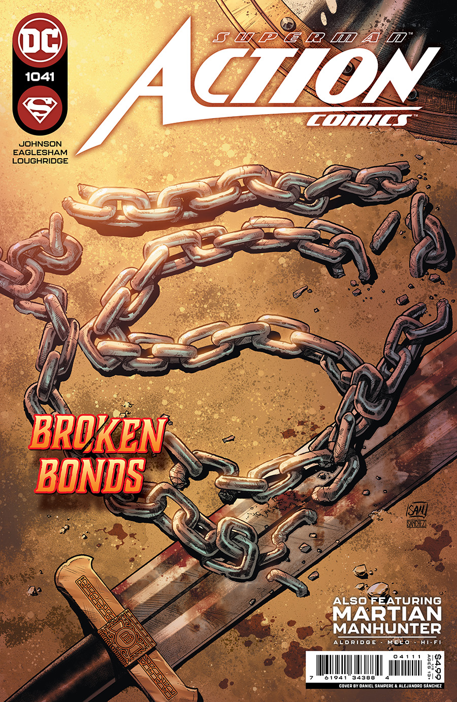 Action Comics Vol 2 #1041 Cover A Regular Daniel Sampere & Alejandro Sanchez Cover