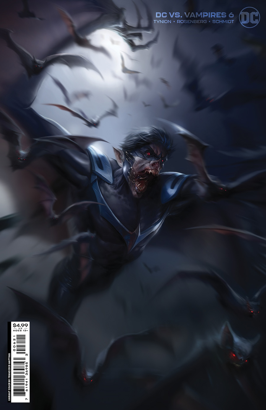 DC vs Vampires #6 Cover B Variant Francesco Mattina Card Stock Cover