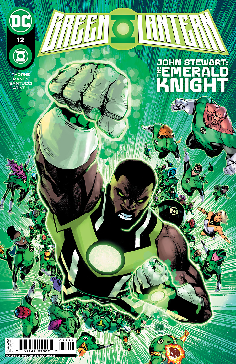 Green Lantern Vol 7 #12 Cover A Regular Bernard Chang Cover (Limit 1 Per Customer)