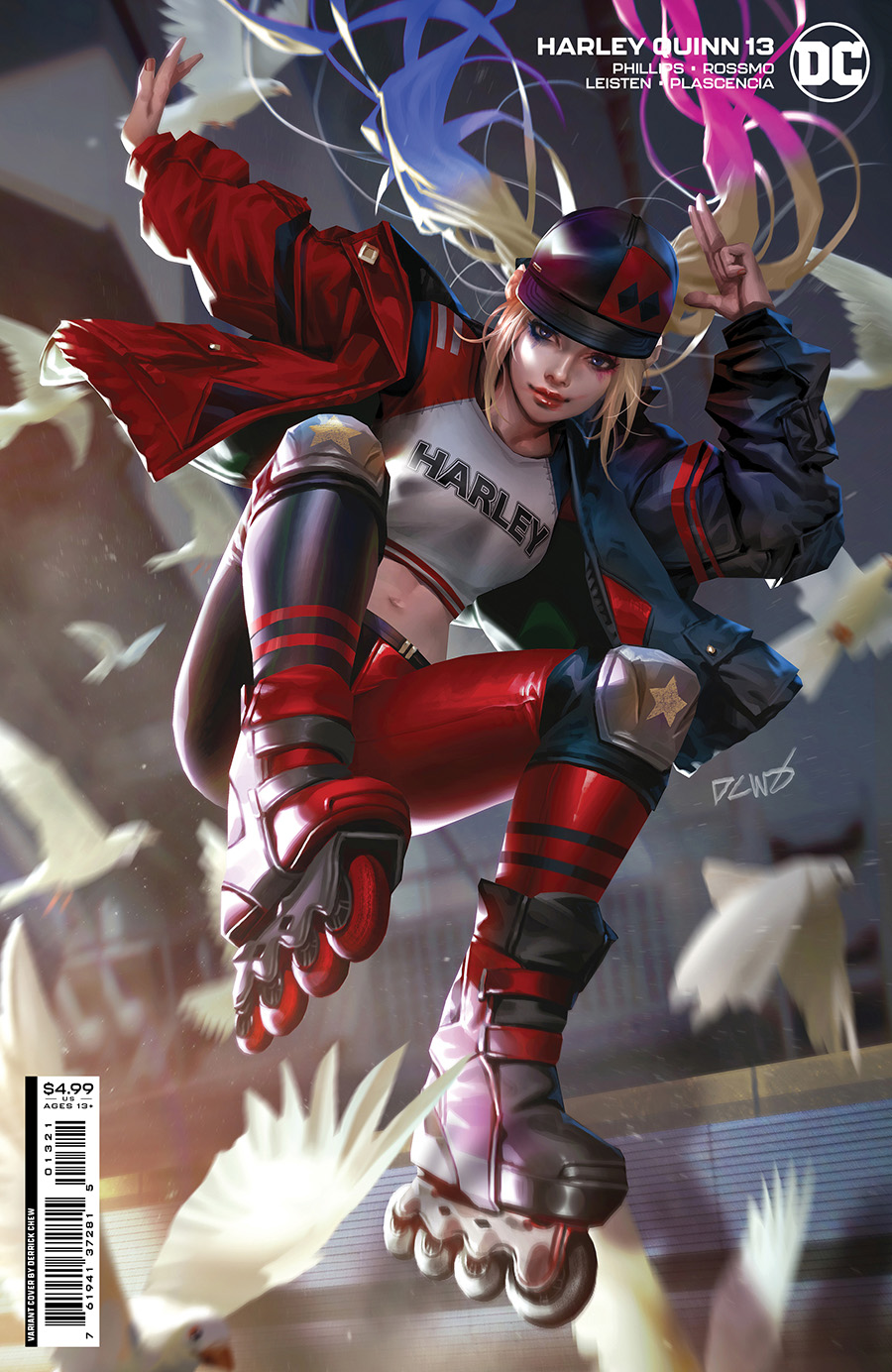 Harley Quinn Vol 4 #13 Cover B Variant Derrick Chew Card Stock Cover