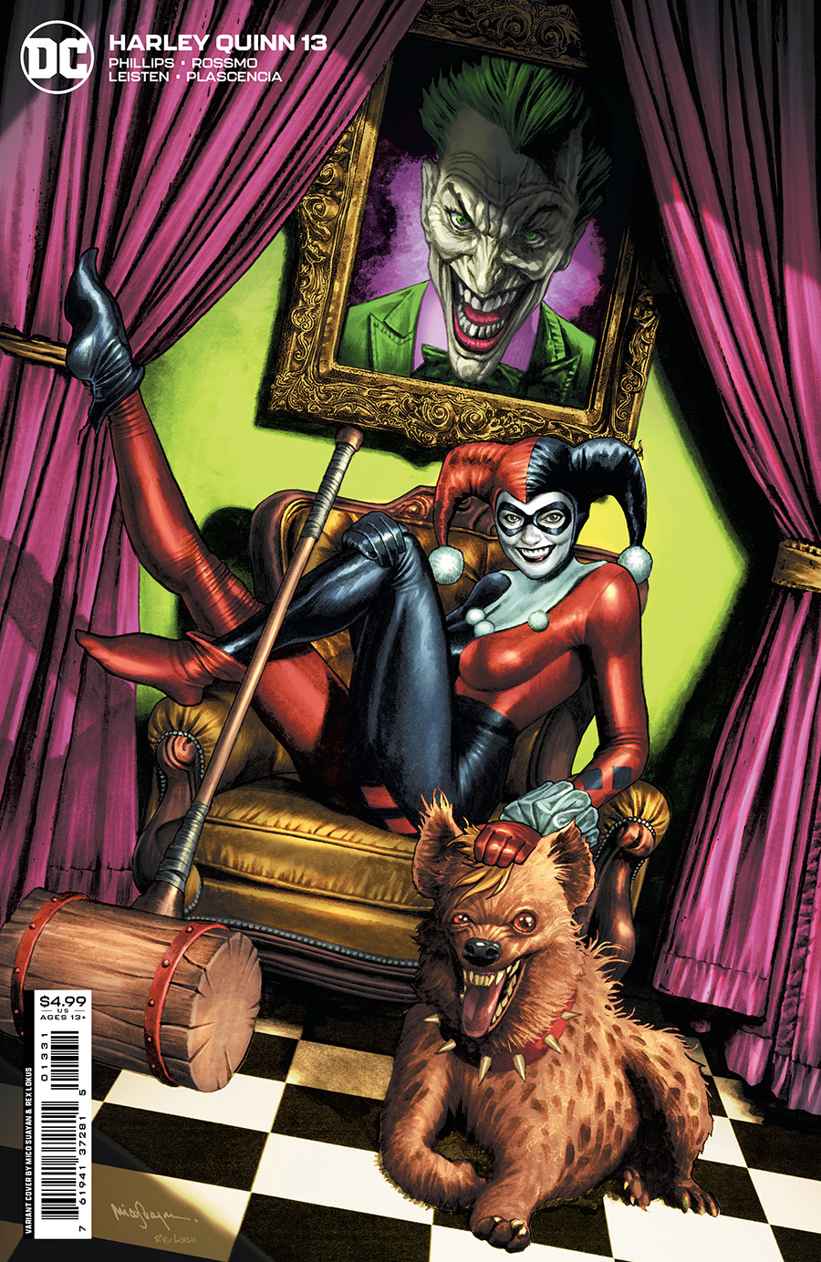 Harley Quinn Vol 4 #13 Cover D Incentive Mico Suayan Card Stock Variant Cover