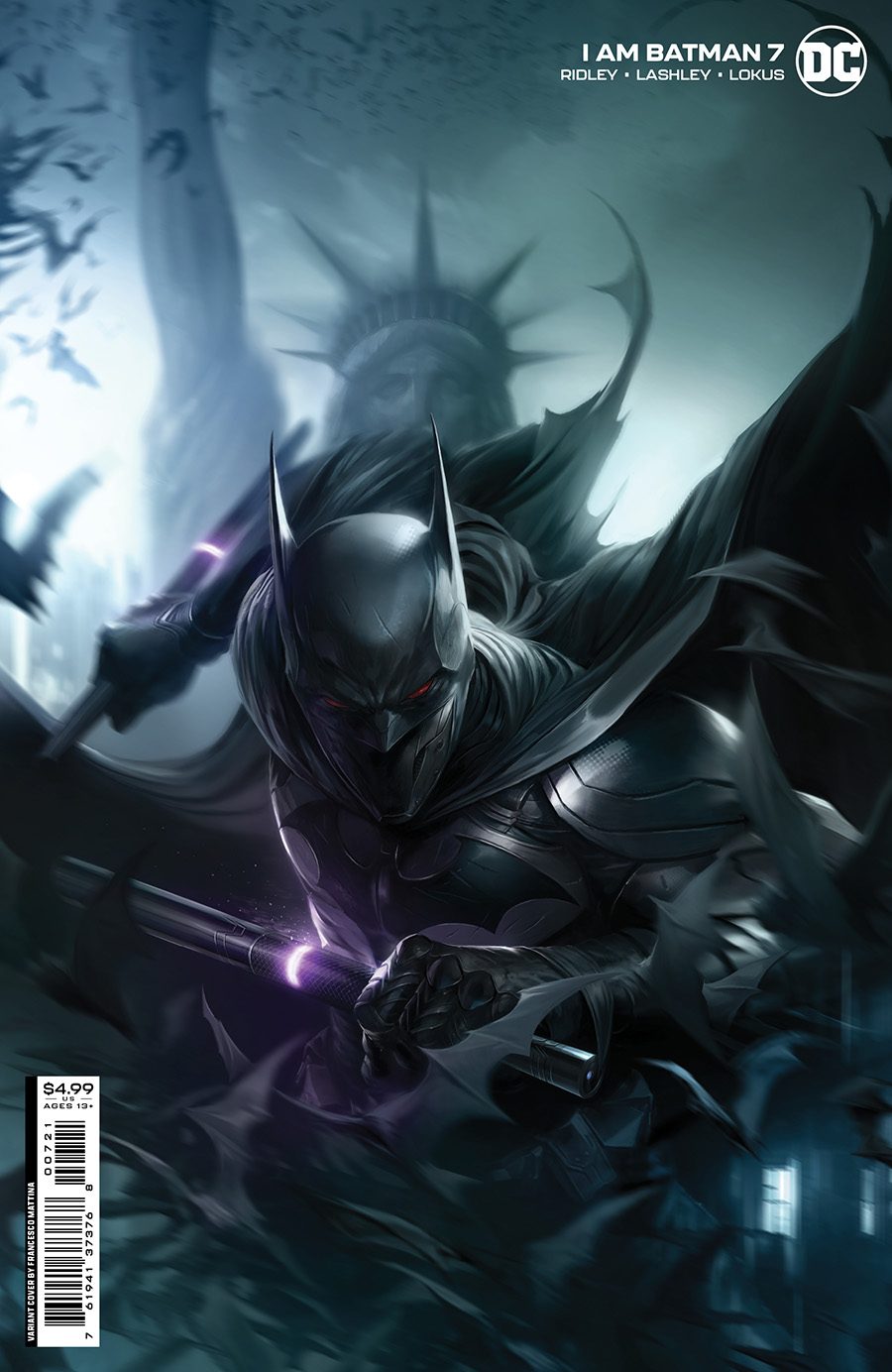 I Am Batman #7 Cover B Variant Francesco Mattina Card Stock Cover