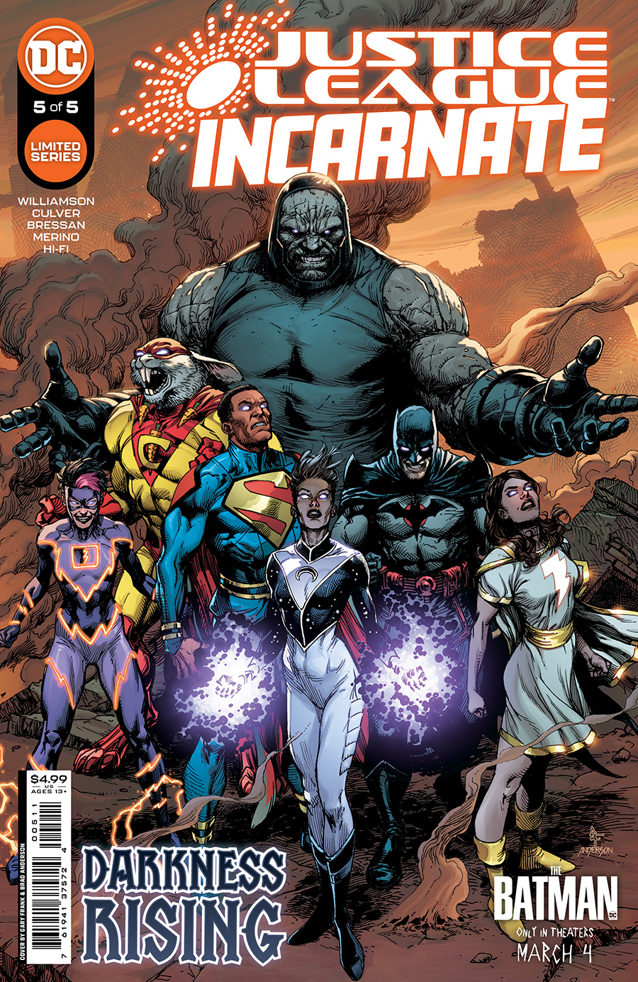 Justice League Incarnate #5 Cover A Regular Gary Frank Cover
