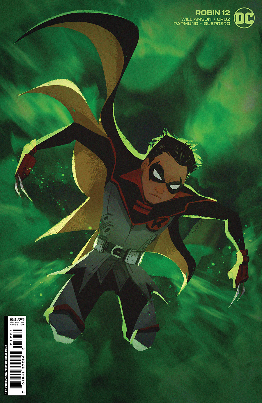 Robin Vol 5 #12 Cover C Incentive Crystal Kung Card Stock Variant Cover