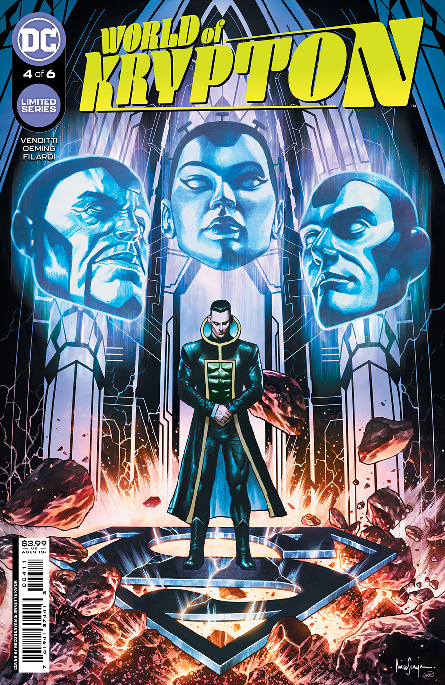 World Of Krypton Vol 3 #4 Cover A Regular Mico Suayan Cover
