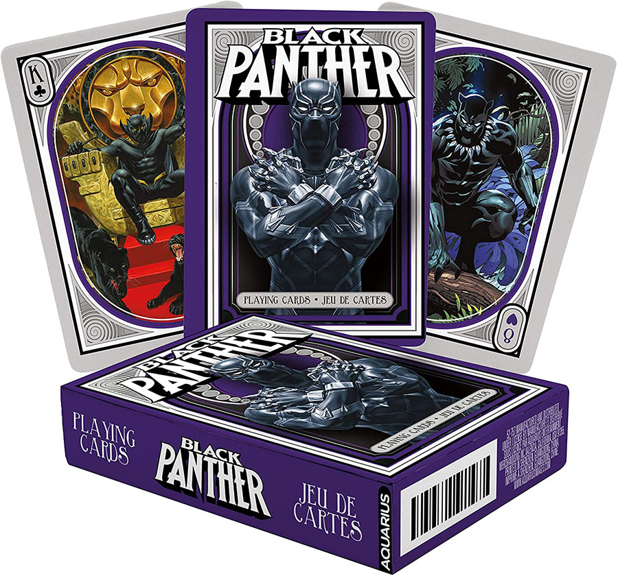 Aquarius Marvel Nouveau Playing Cards - Black Panther