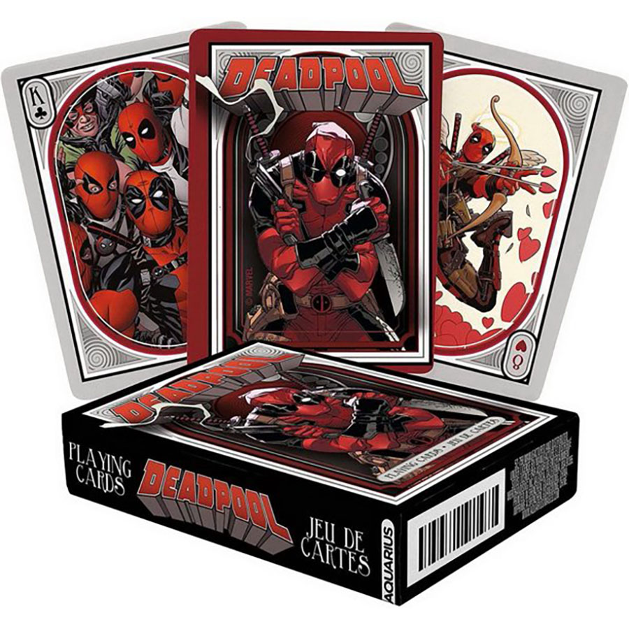 Aquarius Marvel Nouveau Playing Cards - Deadpool