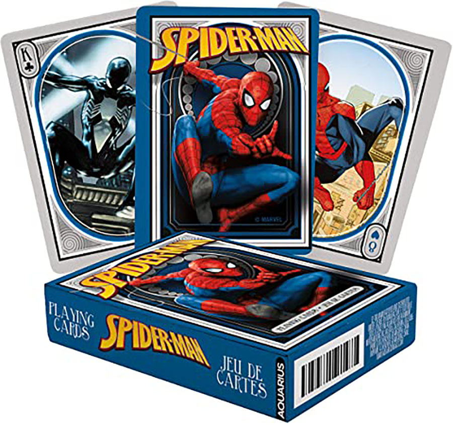 Aquarius Marvel Nouveau Playing Cards - Spider-Man